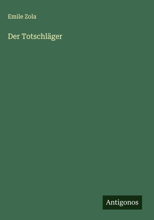 Kniha Der Totschläger 