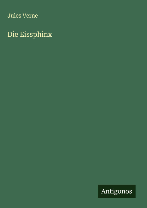 Knjiga Die Eissphinx 