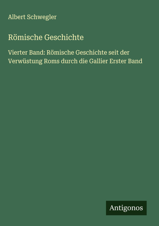 Kniha Römische Geschichte 