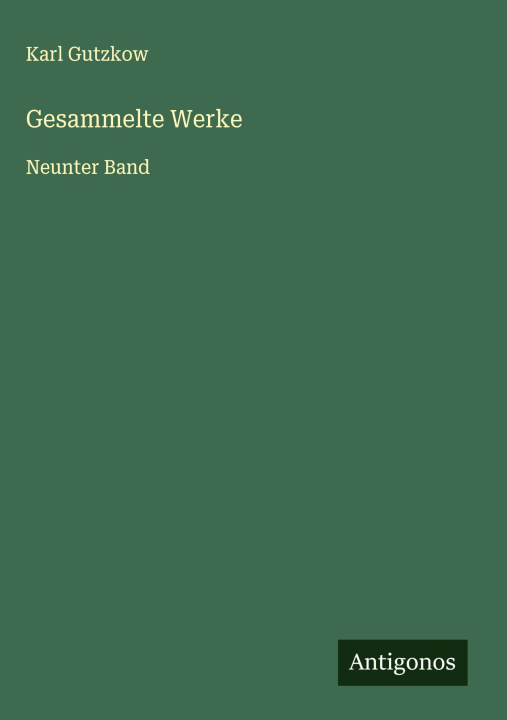 Knjiga Gesammelte Werke 