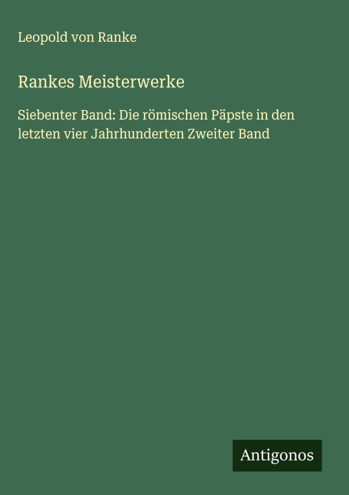 Boek Rankes Meisterwerke 