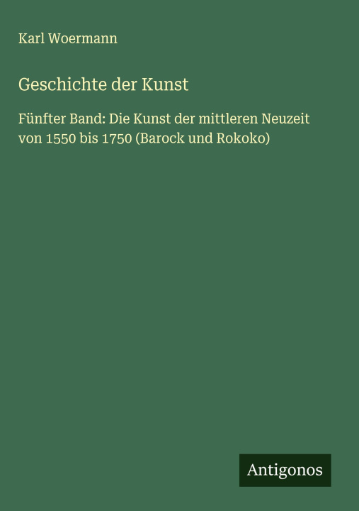 Kniha Geschichte der Kunst 