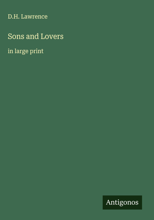 Książka Sons and Lovers 