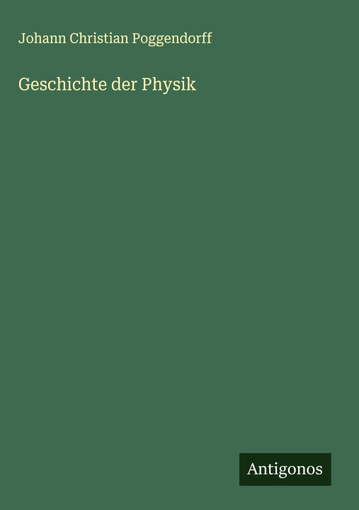 Kniha Geschichte der Physik 