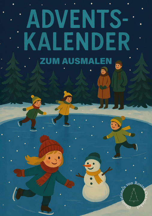 Kniha Adventskalender zum ausmalen Jana Gerberding