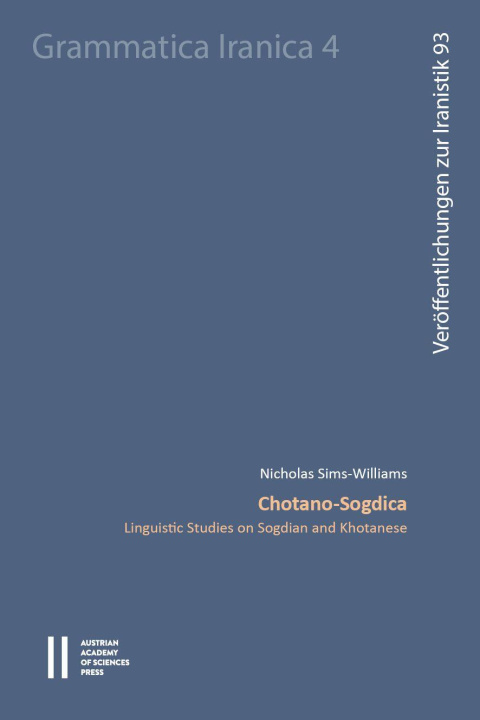 Boek Chotano-Sogdica Sims-Williams