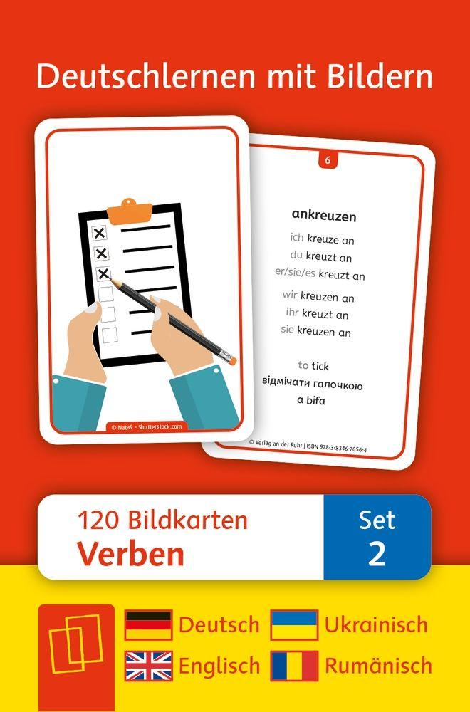 Igra/Igračka Verben: Set 2 - Deutsch, Englisch, Ukrainisch und Rumänisch Christian Walter