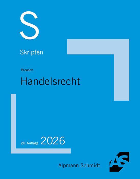 Kniha Skript Handelsrecht Patrick Braasch