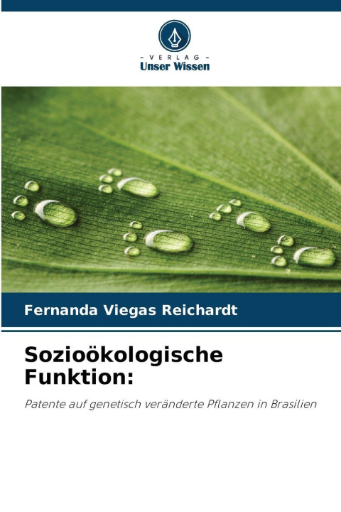 Kniha Sozioökologische Funktion: Fernanda Viegas Reichardt
