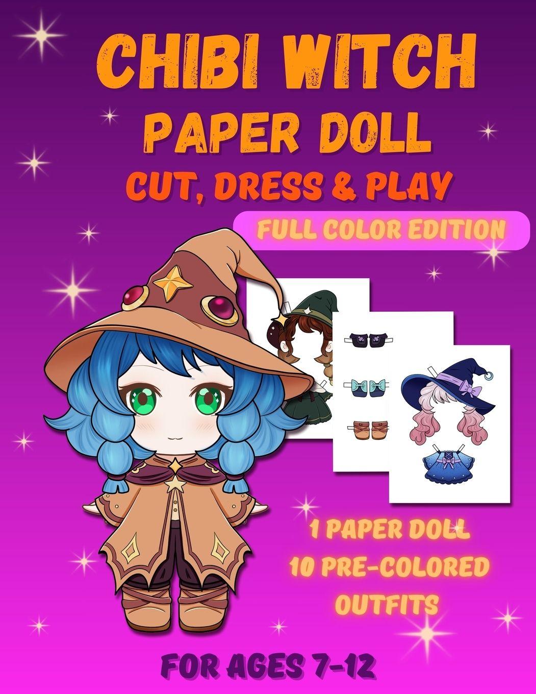 Kniha Chibi Witch Paper Doll Mila Albeni