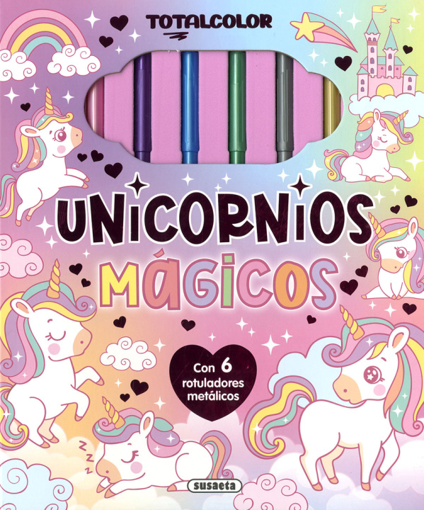 Kniha Unicornios mágicos Susaeta Ediciones