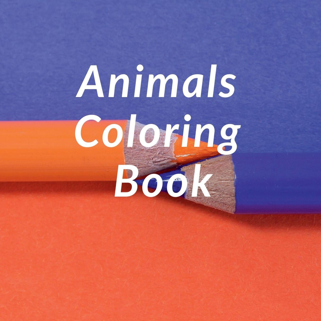 Kniha Animals Coloring Book Surya Baskaran