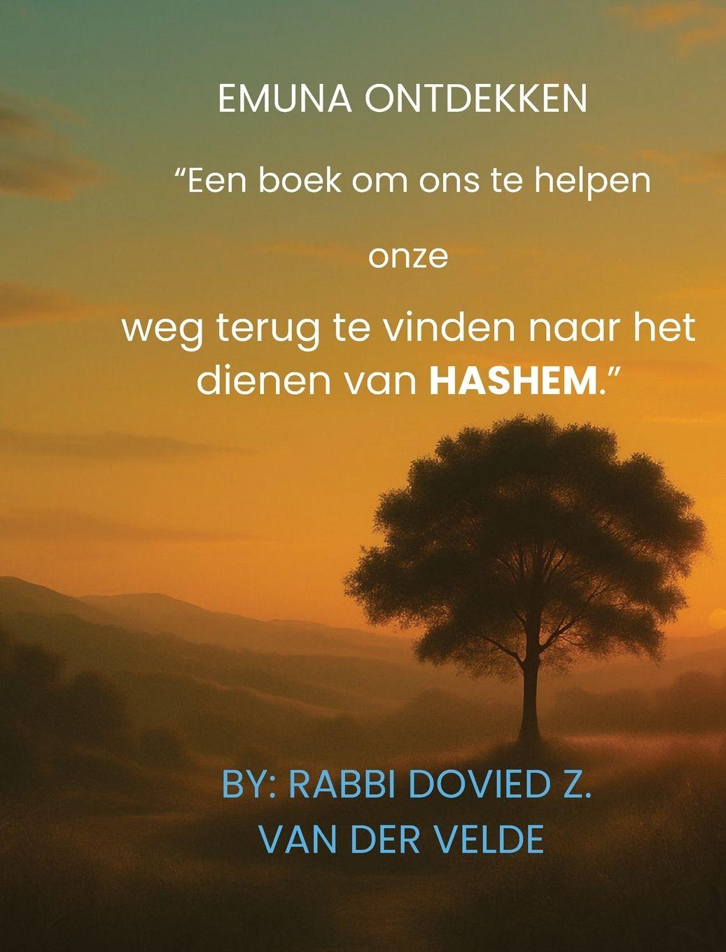 Knjiga ONTDEKKEN VAN EMUNA RABBI DOVIED ZWI VAN DER VELDE