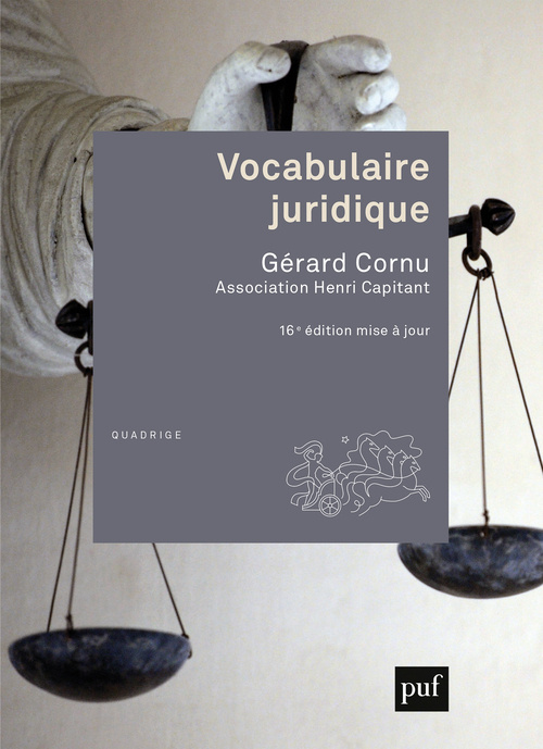 Kniha Vocabulaire juridique Cornu