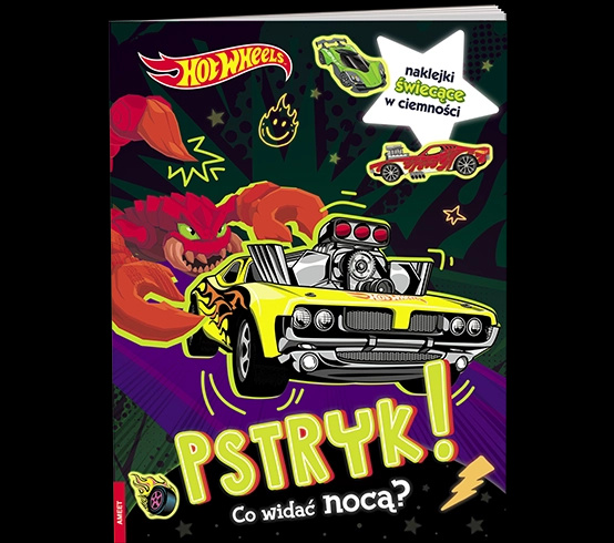 Knjiga Hot Wheels. Pstryk! Co widać nocą? 