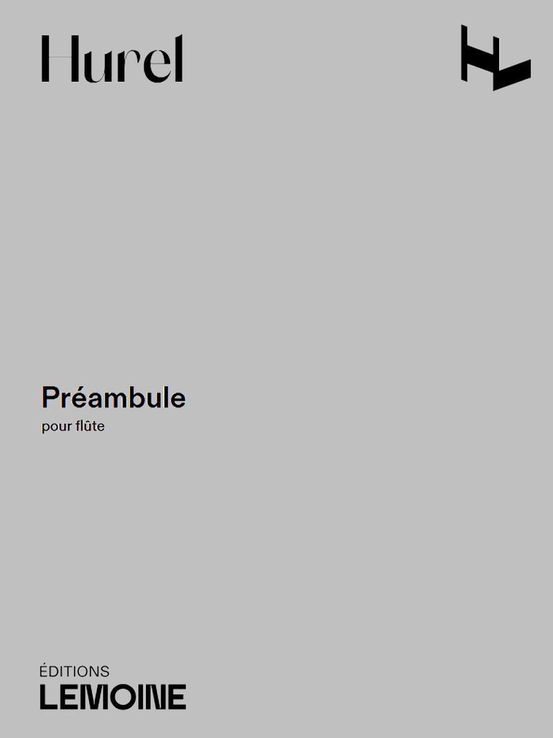 Tiskovina Préambule --- Flûte HUREL PHILIPPE