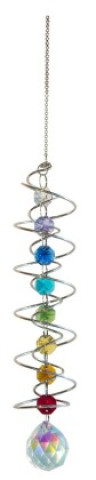 Hra/Hračka Suncatcher "Helix Spirale" verchromt 