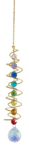 Hra/Hračka Suncatcher."Helix Spirale" vergoldet 