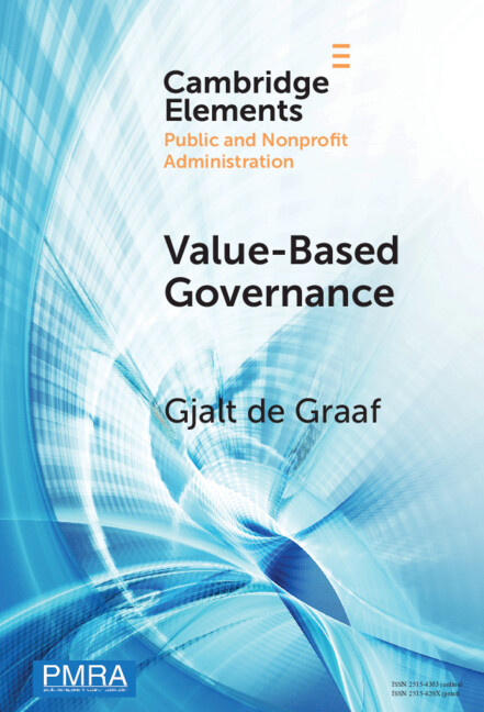 Kniha Value-Based Governance Gjalt de Graaf