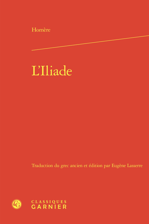 Kniha L'iliade Homere