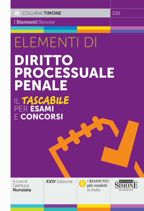 Kniha Elementi di diritto processuale penale 