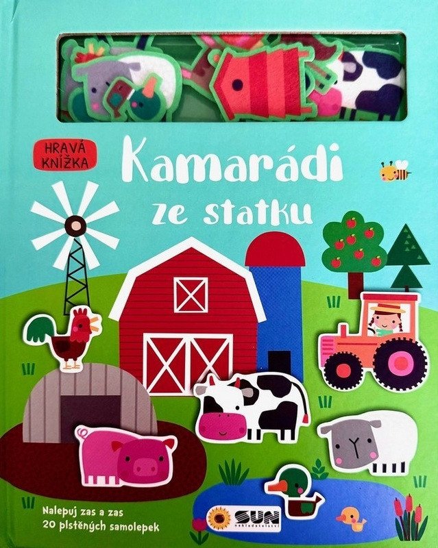 Kniha Hravá knížka Kamarádi ze statku - plstěné hrátky, čti a stav 