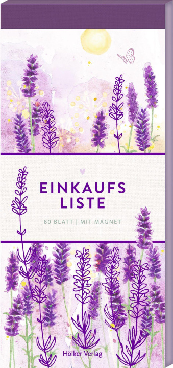 Knjiga Einkaufsliste - Lavendel 