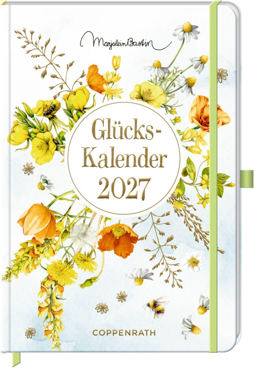 Kalendář/Diář GlücksKalender 2027 - gelb Marjolein Bastin