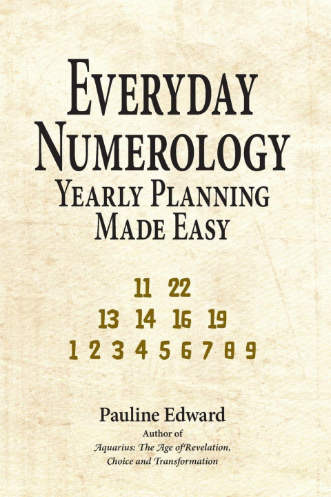 Kniha Everyday Numerology Pauline Edward