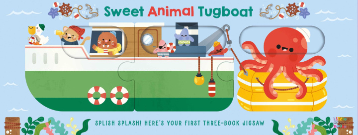 Kniha Sweet Animal Tugboat LITTLE GENIUS