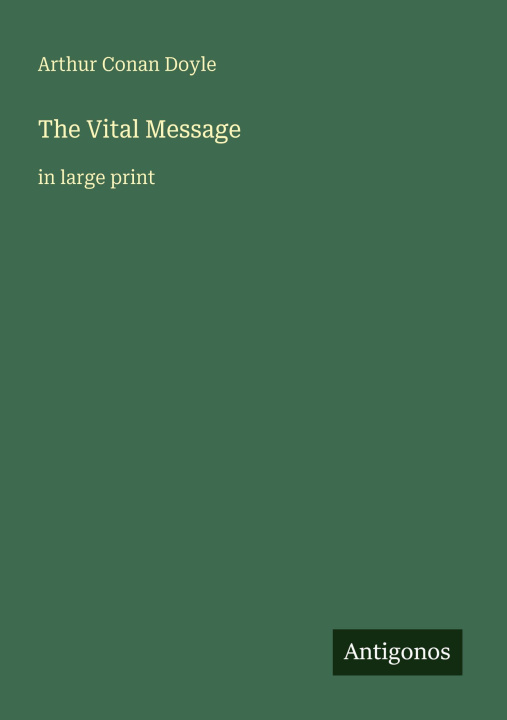 Kniha The Vital Message 