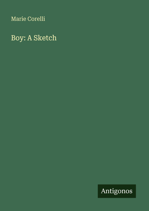 Kniha Boy: A Sketch 
