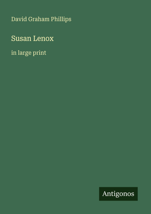Kniha Susan Lenox 
