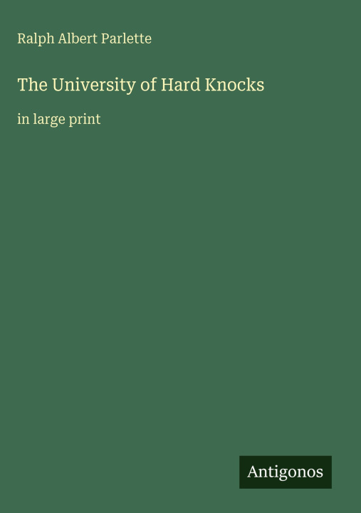 Kniha The University of Hard Knocks 