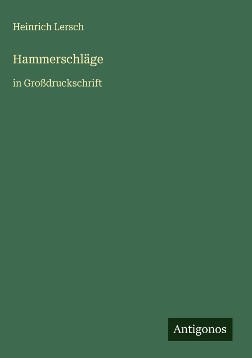 Buch Hammerschläge Heinrich Lersch