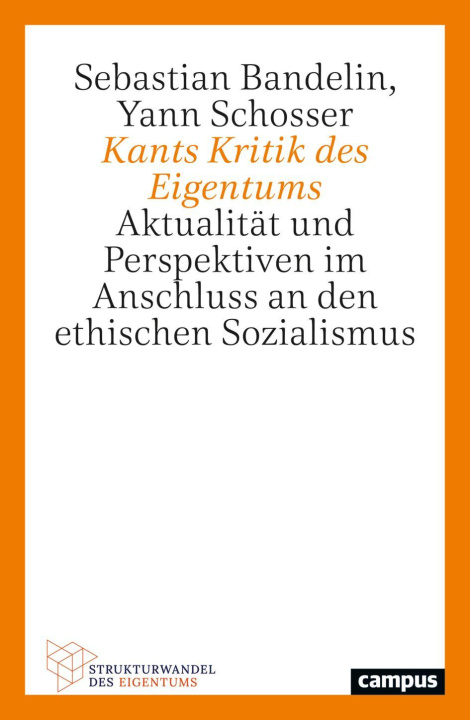 Kniha Kants Kritik des Eigentums Yann Schosser