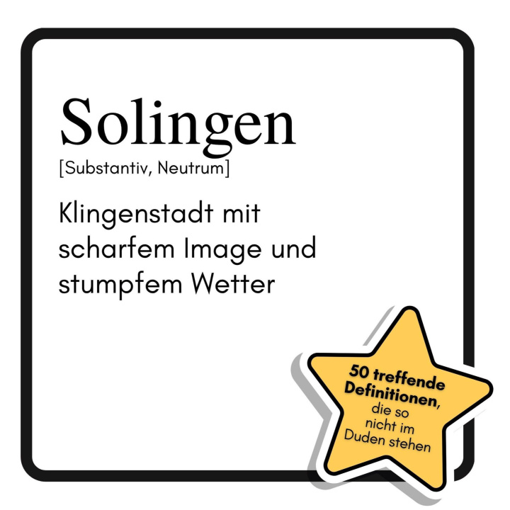 Kniha Solingen Amelia Frank