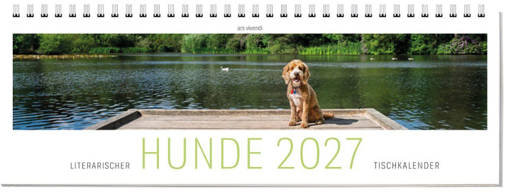 Koledar/Rokovnik Tischkalender Hunde 2027 ars vivendi Verlag