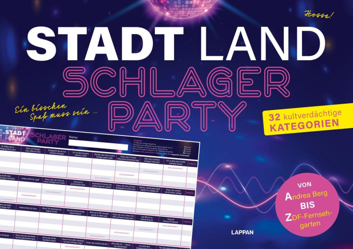 Knjiga Stadt, Land, Schlagerparty Lappan Verlag