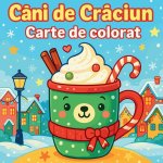 C¿ni de Cr¿ciun - Carte de colorat
