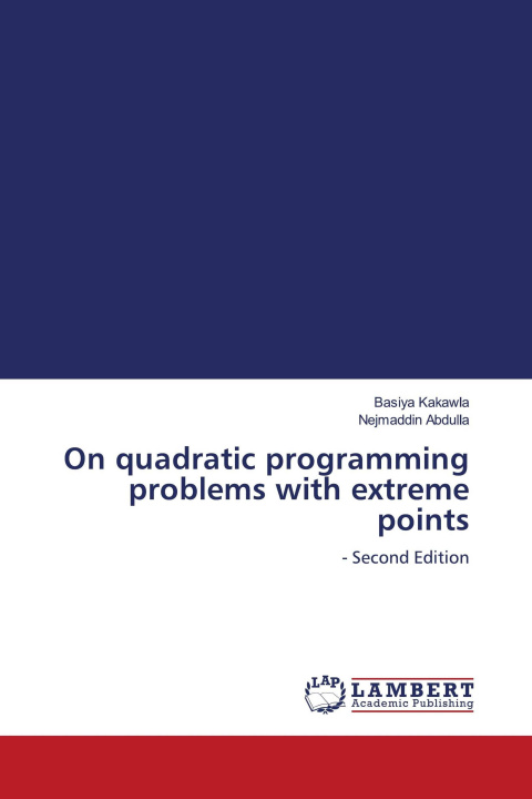 Kniha On quadratic programming problems with extreme points Nejmaddin Abdulla