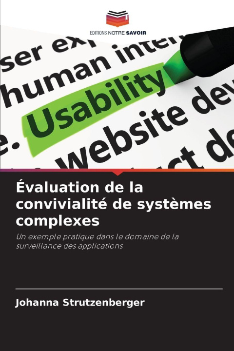 Livro Évaluation de la convivialité de systèmes complexes Johanna Strutzenberger