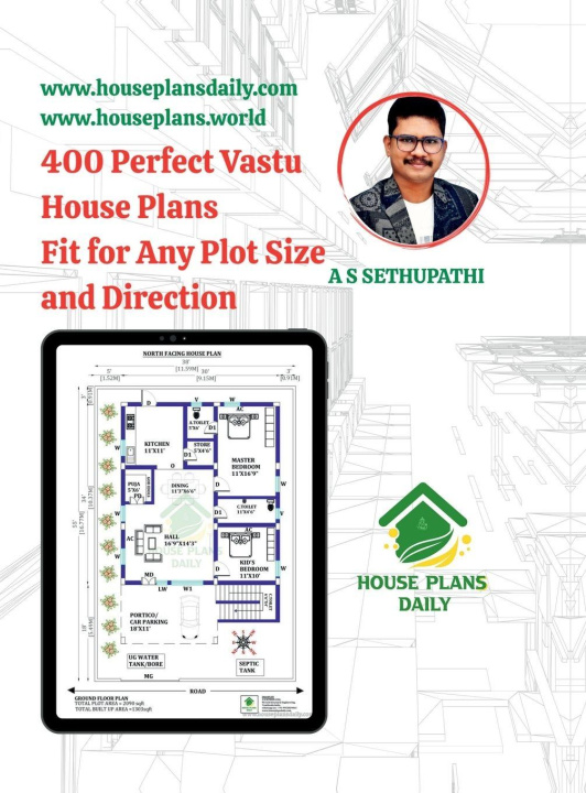 Kniha 400 Perfect Vastu House Plans Fit for Any Plot Size and Direction A S SETHUPATHI