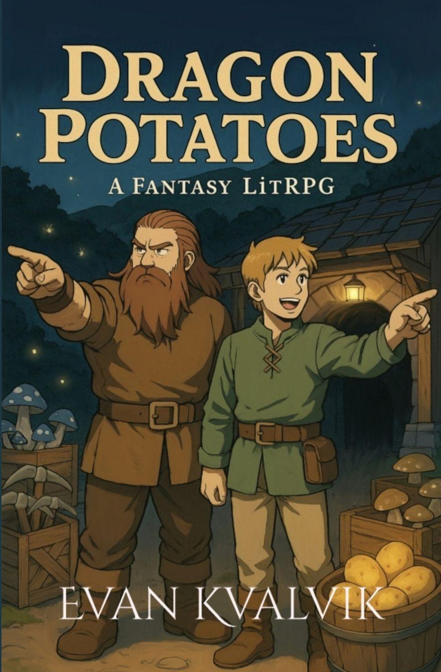 Kniha Dragon Potatoes Evan Kvalvik