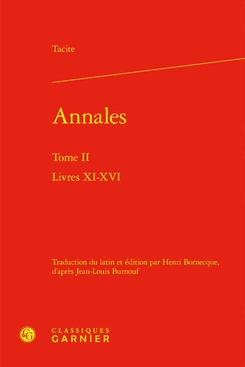 Buch Annales. tome ii - livres xi-xvi Tacite