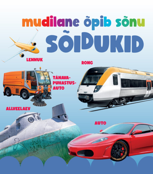 Kniha Mudilane õpib sõnu. Sõidukid 