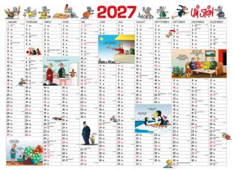 Kalendář/Diář Uli Stein Jahresplaner 2027: Posterkalender Uli Stein