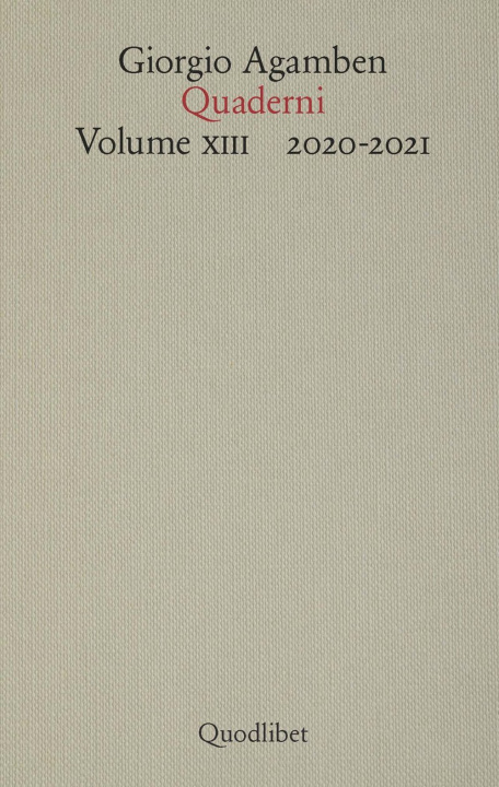 Buch Quaderni Giorgio Agamben