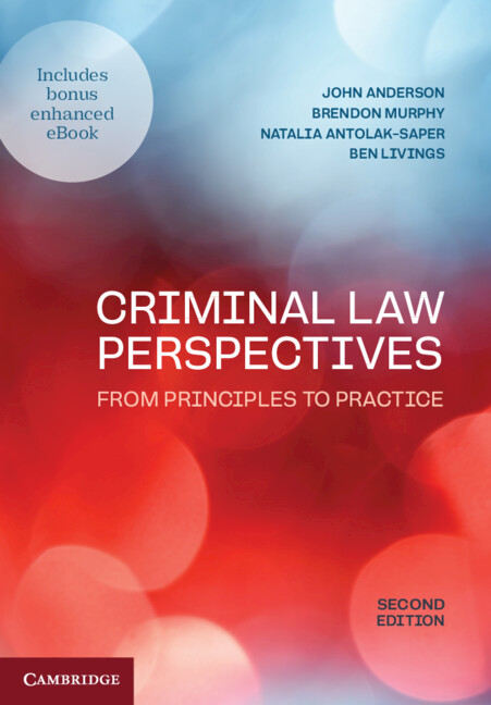 Livro Criminal Law Perspectives John Anderson