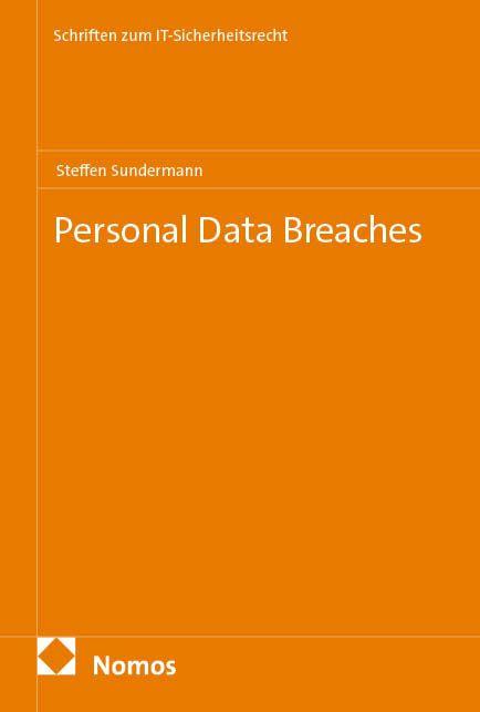 Kniha Personal Data Breaches Steffen Sundermann